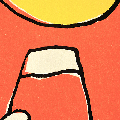 日月富士（月満ちる）